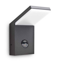 Уличный настенный светодиодный светильник Ideal Lux Style AP1 Sensor Antracite 221519