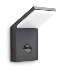Уличный настенный светодиодный светильник Ideal Lux Style AP1 Sensor Antracite 221519