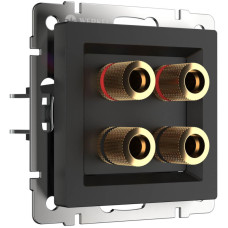 Акустическая розетка Werkel черный матовый W1185008 4690389157059
