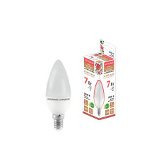 Лампа светодиодная TDM Electric Народная Е14 7W 3000K матовая SQ0340-0193