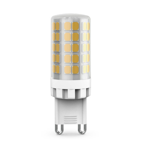 Лампа светодиодная Gauss G9 5,5W 4100К прозрачная 107009206