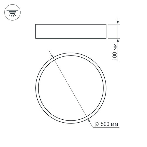 Накладной светильник Arlight 022998(1) Накладной светильник Arlight 022998(1)