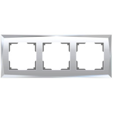 Рамка на 3 поста Werkel Diamant зеркальный W0031220 4690389158834