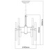 Подвесная люстра MW-Light Альгеро 285010703