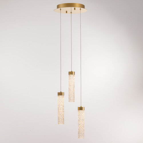 Подвесной светильник Delight Collection MD24030028-3A brass/clear Подвесной светильник Delight Collection MD24030028-3A brass/clear