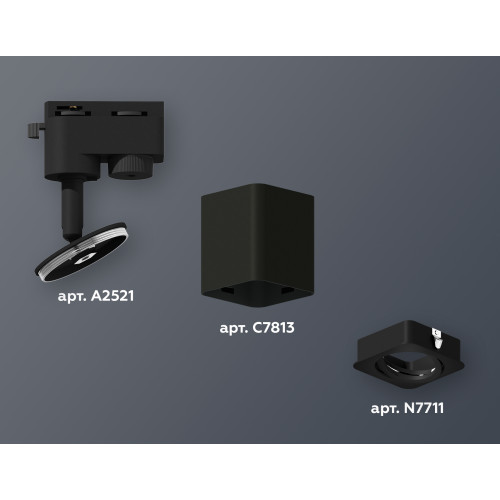Трековый однофазный светильник Ambrella Light Track System XT7813010 (A2521, C7813, N7711)