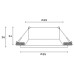 Встраиваемый светильник Hesby Lighting Sogne HSBL_0096