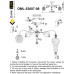 Потолочная люстра Omnilux Telti OML-53607-08