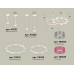 Комплект подвесного светильника Ambrella Light Techno Ring XR92211210 (A9221, A9226, C9241, C9236, N8480, N8486)