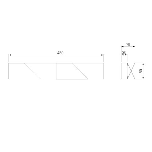 Настенный светильник Elektrostandard Snip 4690389182020 Настенный светильник Elektrostandard Snip 4690389182020