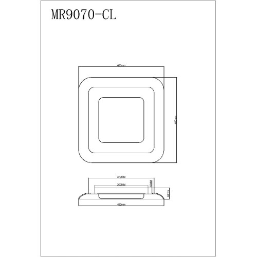 Потолочный светильник Myfar Sao MR9070-CL