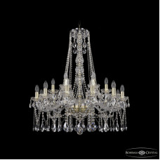 Подвесная люстра Bohemia Ivele Crystal 1413/12+6/300/h-95 G