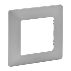 Рамка 1-постовая Legrand Valena Life Алюминий 754137