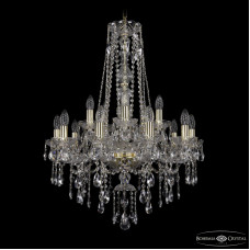 Подвесная люстра Bohemia Ivele Crystal 1415/10+5/220/h-86 G