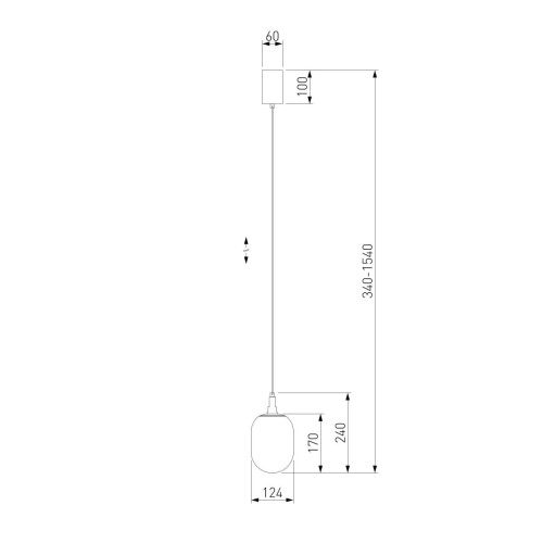 Подвесной светильник Eurosvet Pineapple 50266/1 янтарный a066525