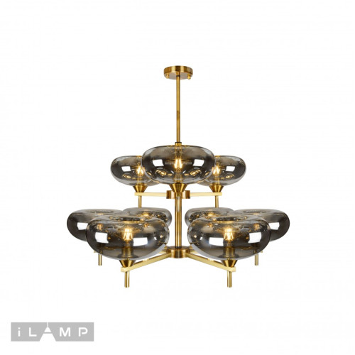 Подвесная люстра iLamp Rivoli 6607/9 GD
