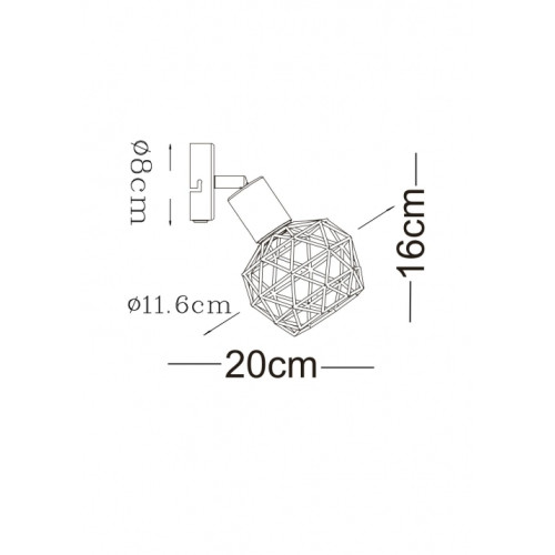 Спот Arte Lamp A6141AP-1WH
