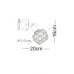 Спот Arte Lamp A6141AP-1WH