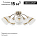 Потолочная люстра MyFar Emily MR1460-5C