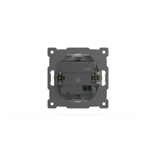 Розетка USB 5V 2,1A 2-я ELBI Zena Vega 609-015600-143