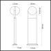 Ландшафтный светильник Odeon Light Tilda 6652/12GL