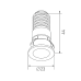 Встраиваемый светильник Designled Micro DL-74180BL-1-WW 020325