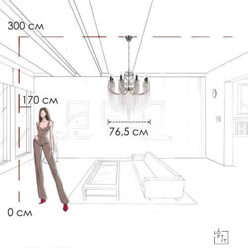 Подвесная люстра Loft IT Wonderland 10405/8