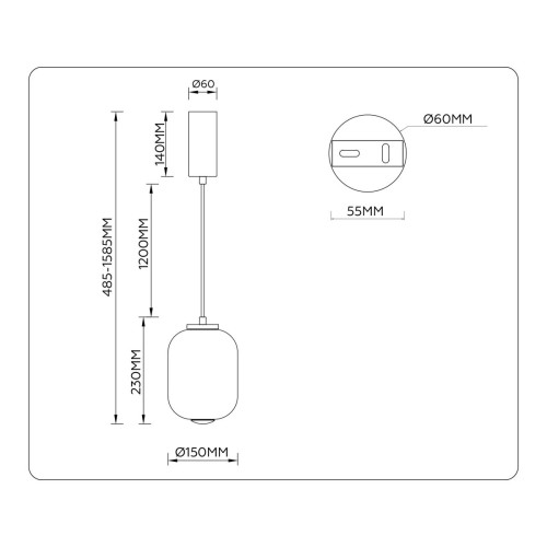 Подвесной светильник Ambrella Light High Light Modern LH11031