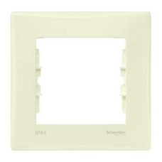 Рамка 1-постовая Schneider Electric Sedna IP44 SDN5810147