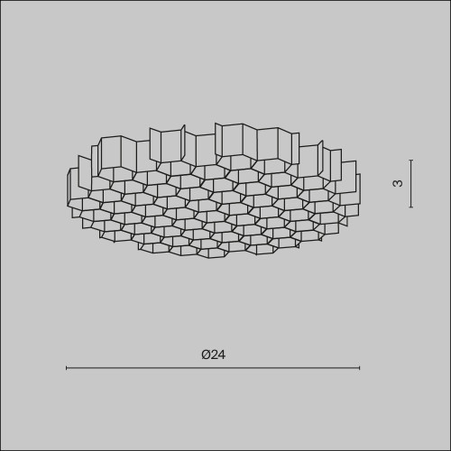 Светофильтр Maytoni Focus T HoneyComb-D24