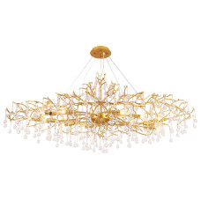 Подвесная люстра Crystal Lux REINA V2 SP12 L1500 GOLD PEARL Подвесная люстра Crystal Lux REINA V2 SP12 L1500 GOLD PEARL