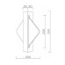 Настенный светильник LED4U L7388-250 BS