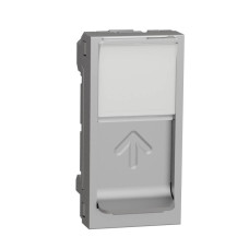 Лицевая панель RJ45 одиночная без коннектора Schneider Electric Unica Modular NU941030