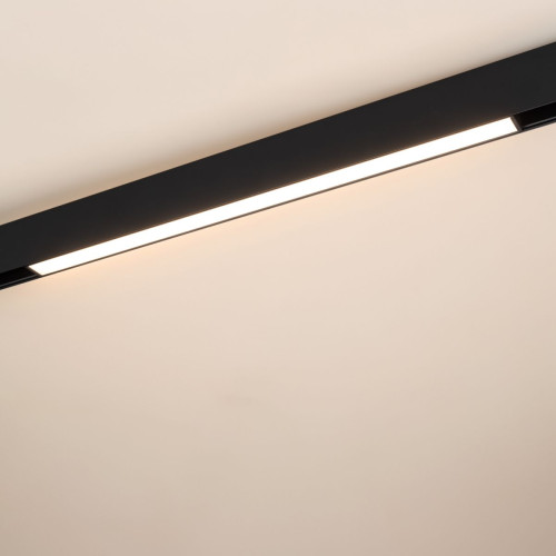 Трековый магнитный светильник Arlight MAG-ORIENT-FLAT-L465-16W Warm3000 (BK, 100 deg, 48V, DALI) (IP20 Металл) 033825(1)