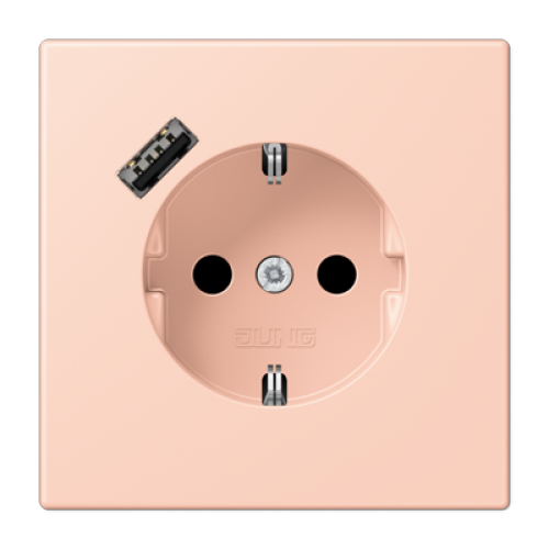 Розетка 2K+З USB Typ A Jung LC1520-18A234