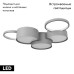 Потолочная люстра Loft IT Pin 10317/5 Grey