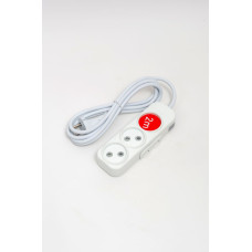 Удлинитель 3вх с защитными шторками ELBI Myra 527-010202-330