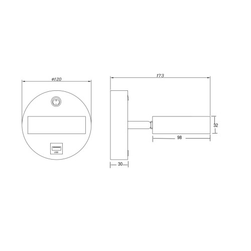 Спот Freya Bit FR10010CW-L6W