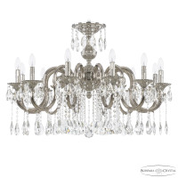 Подвесная люстра Bohemia Ivele Crystal Verona 72203/12/300 A Ni