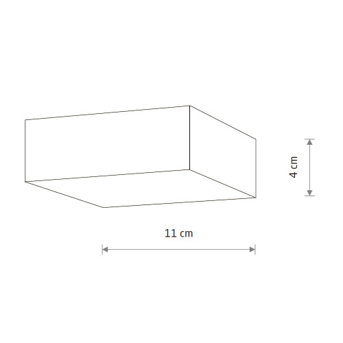 Накладной светильник Nowodvorski Lid Square Led Black 10424