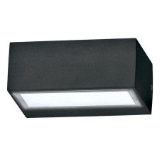 Уличный настенный светильник Ideal Lux Twin AP1 Nero 115375