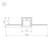 Профиль Arlight FANTOM-BENT-W12-TOP-2000 ANOD 040327
