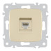 Розетка RJ45 Arte Milano 205.45-1.shampan