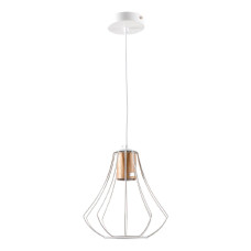 Подвесной светильник IMEX MD.9052-1-P-WH+WOOD