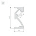 Профиль Arlight SL-BEVEL-W21-2000 ANOD BLACK 043688