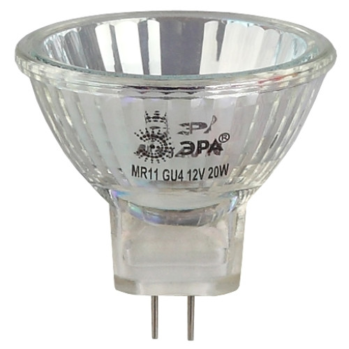 Лампа галогенная Эра GU4 20W 3000K GU4-MR11-20W-12V-30CL C0027361