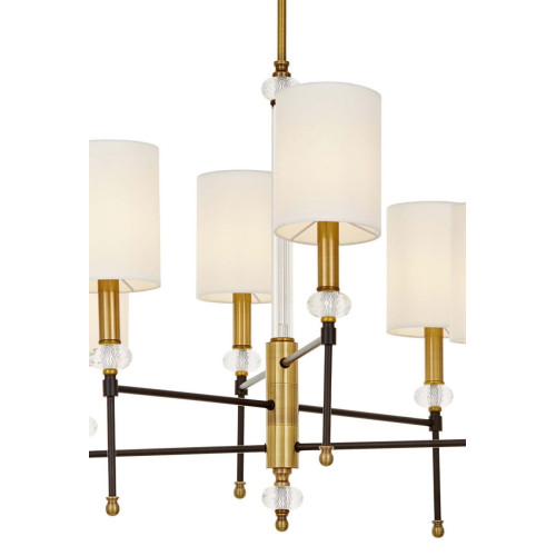Подвесной светильник Lumina Deco Voli LDP 8037-350 WT+GD