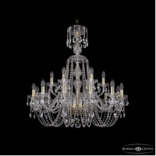 Подвесная люстра Bohemia Ivele Crystal 1402/12+6/300/XL-90 G