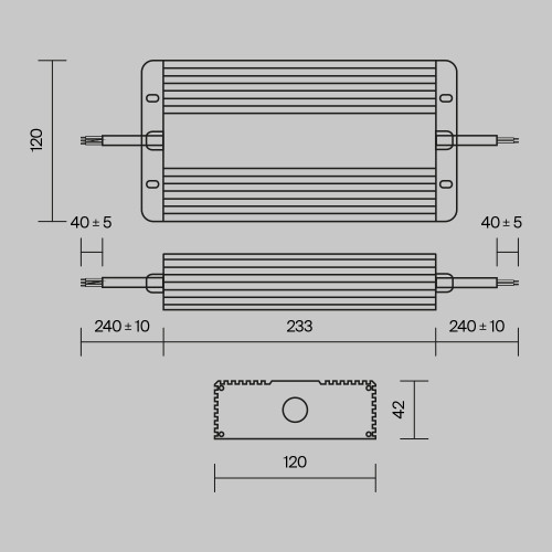 Блок питания Maytoni Power Supply Magnetic PSL008-400W-48V-IP67