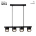 Подвесная люстра Arte Lamp Legacy A8024SP-4BK